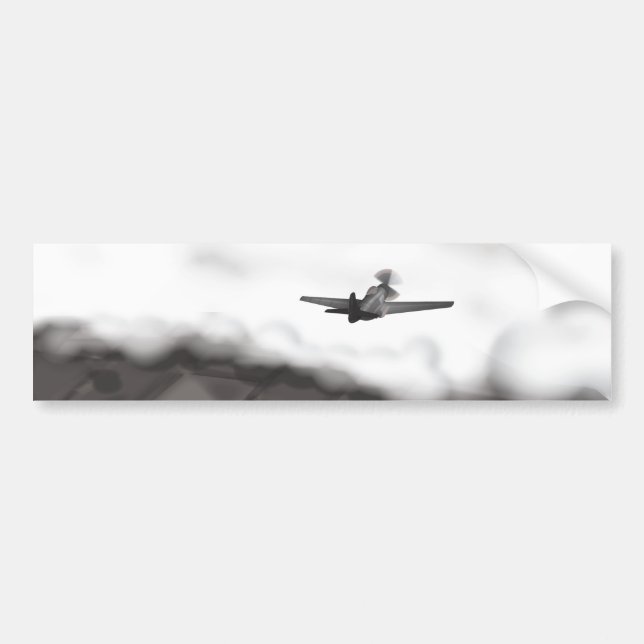 World War Two Aeroplanes Bumper Sticker (Front)