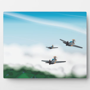 World War Two Aeroplanes Plaque