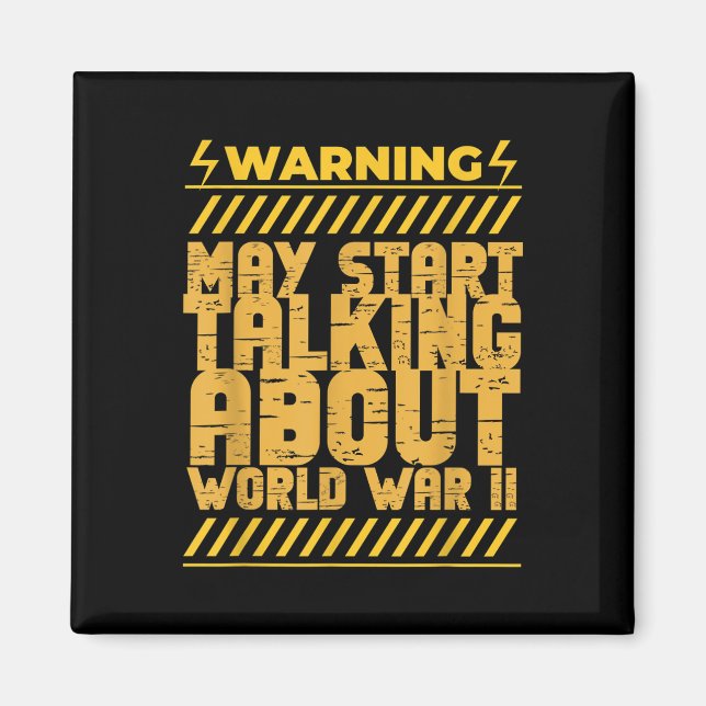 World War Two Funny History World War History Love Magnet (Front)
