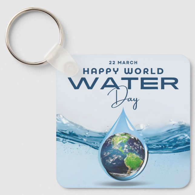 World Water Day Key Ring (Front)