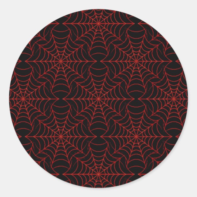 World Wide Web Spider Web Stickers (Front)