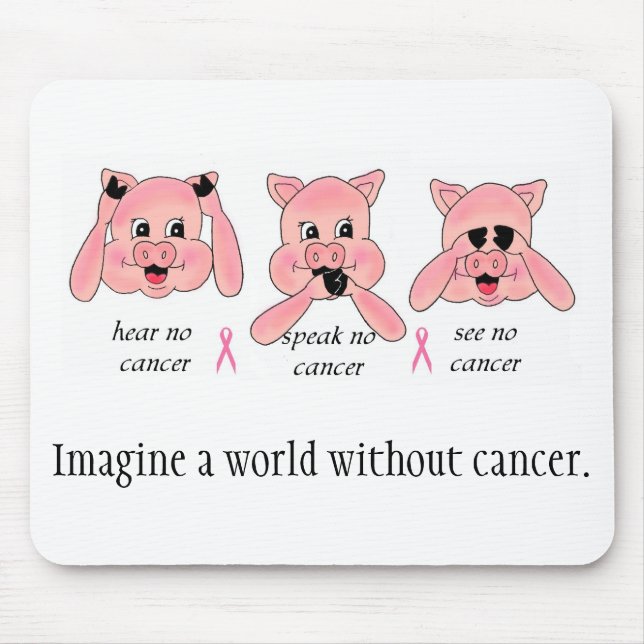 World Without Cancer Mousepad (Front)