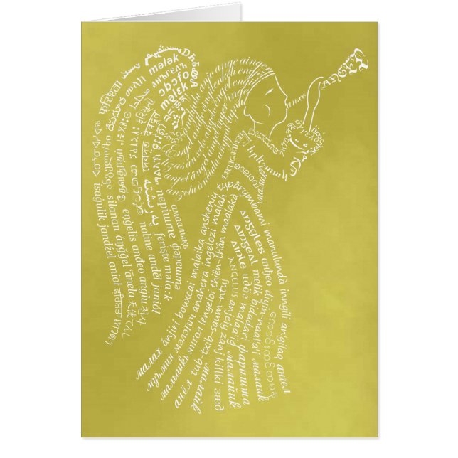 World Word Angel Card (Front)