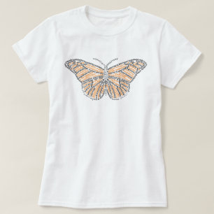 World Word Monarch Butterfly T-Shirt