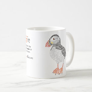 World Word Puffin Mug