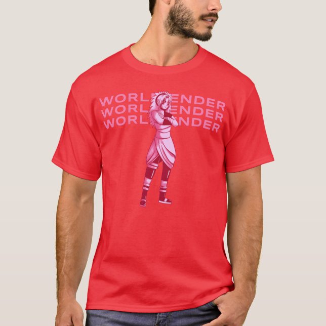 Worldender Anime Manga family T-Shirt (Front)