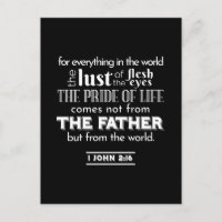 Worldly Temptations - 1 John 2:16 Bible Verse