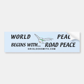 WORLDPEACEbegins Bumper Sticker