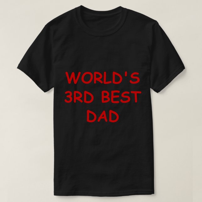 Worlds3rdBestDad(BojackHorseman) T-Shirt (Design Front)