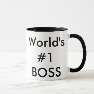 world's #1 boss mug
