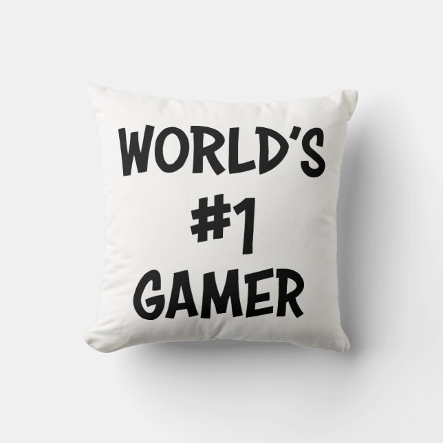 WORLD'S #1 GAMER CUSHION (Front)
