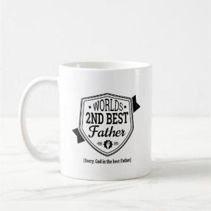 World's 2nd Best Father Coffee Mug