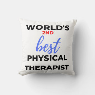 World's 2nd Best Physical Therapist 2 Cushion