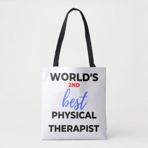 World's 2nd Best Physical Therapist 2 Tote Bag
