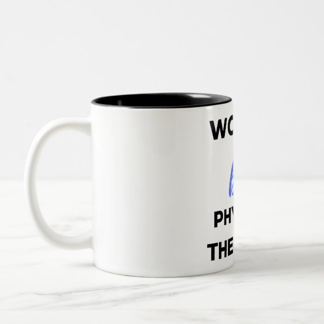 World's 2nd Best Physical Therapist 2 Two-Tone Coffee Mug (Left)
