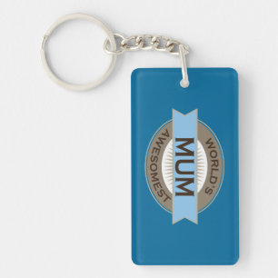 Worlds Awesomest Mum Key Ring