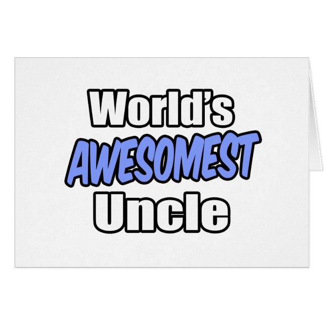 World's Awesomest Uncle (Front Horizontal)