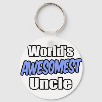 World's Awesomest Uncle Key Ring