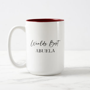World's Best Abuela & Most Loved Personalised Mug
