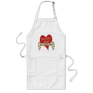 World's Best Accountant Long Apron