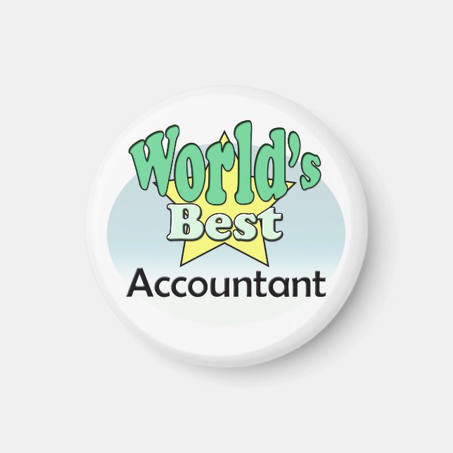World's Best Accountant Magnet (Front)