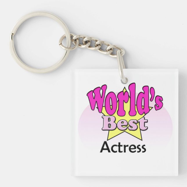 World's best Actress Key Ring (Front)