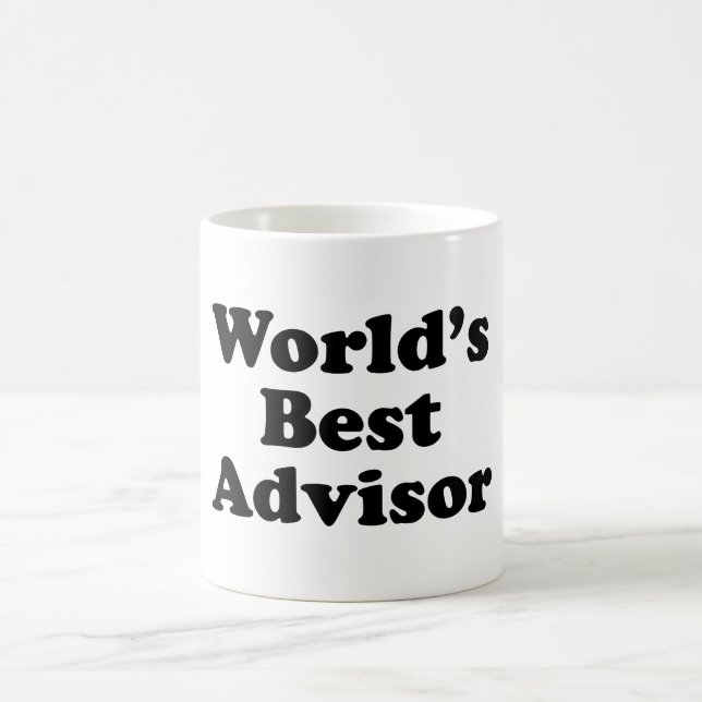 Worlds' Best Advisor Coffee Mug (Center)