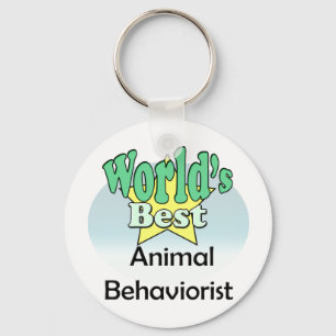 World's Best Animal Behaviorist Key Ring