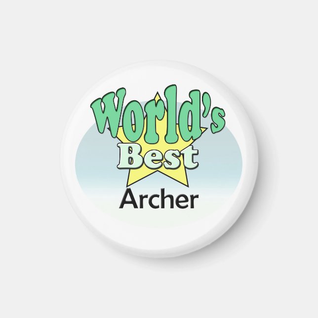World's Best Archer Magnet (Front)
