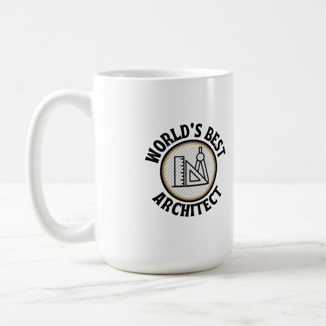 world's best architect coffee mug (Left)