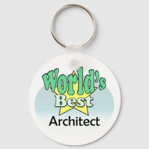 World's Best Architect Key Ring