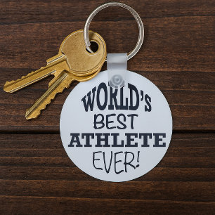 World's Best Athlete Ever Key Ring