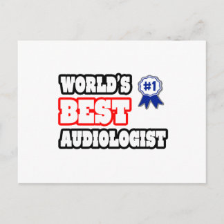 World's Best Audiologist Postcard