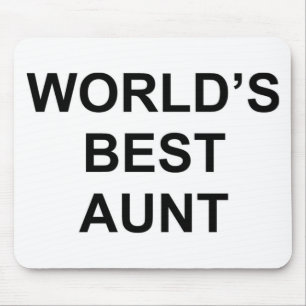 World's Best Aunt Mouse Pad
