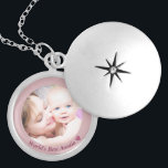 World's Best Auntie Custom Photo Pink Locket Necklace<br><div class="desc">Sweet photo keepsake locket for the "world's best auntie"</div>