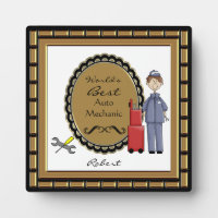 World's Best Auto Mechanic Plaque