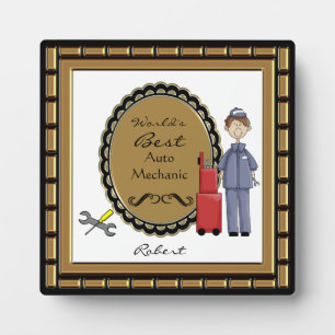 World's Best Auto Mechanic Plaque