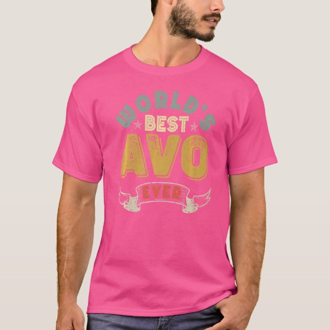 World's Best Avo Ever   Portuguese Grandpa Mens T-Shirt (Front)