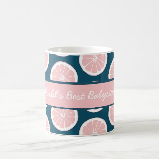World's Best Babysitter Citrus Mug (Center)