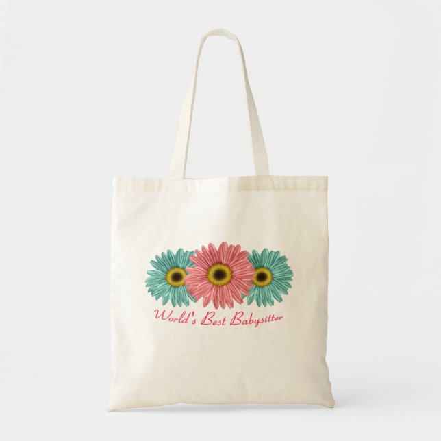 World's Best Babysitter Tote Bag (Front)
