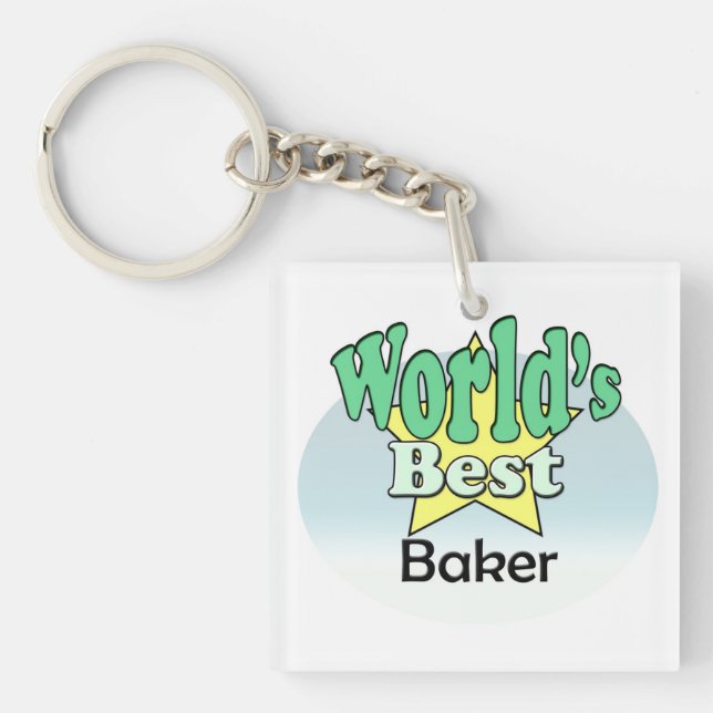 World's best Baker Key Ring (Front)