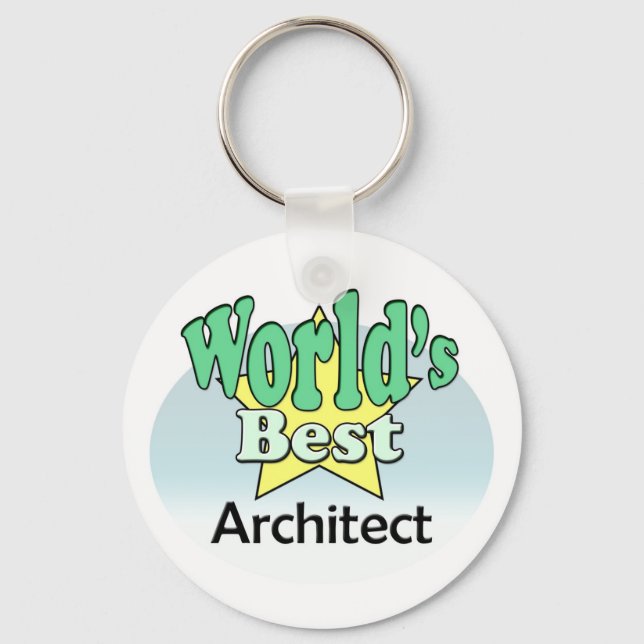 World's Best Baker Key Ring (Front)