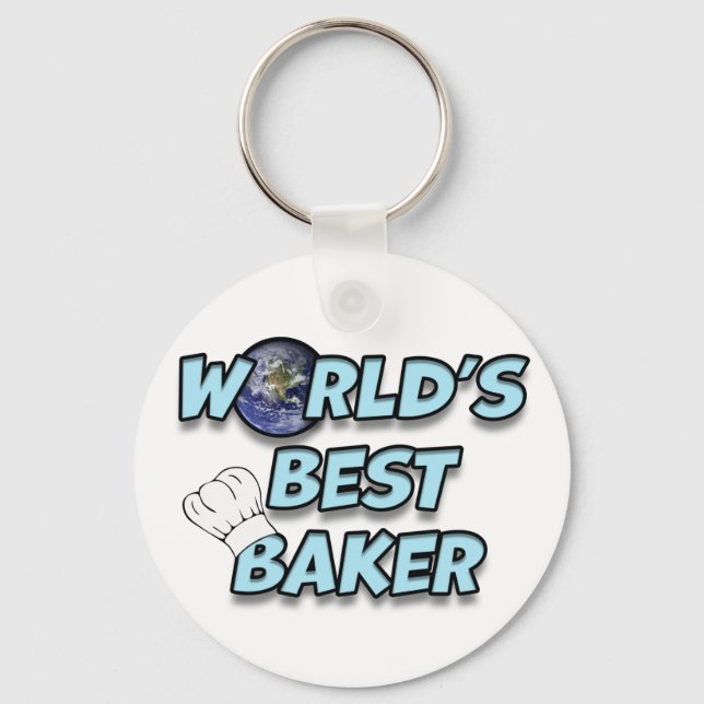 World's best Baker Key Ring (Front)