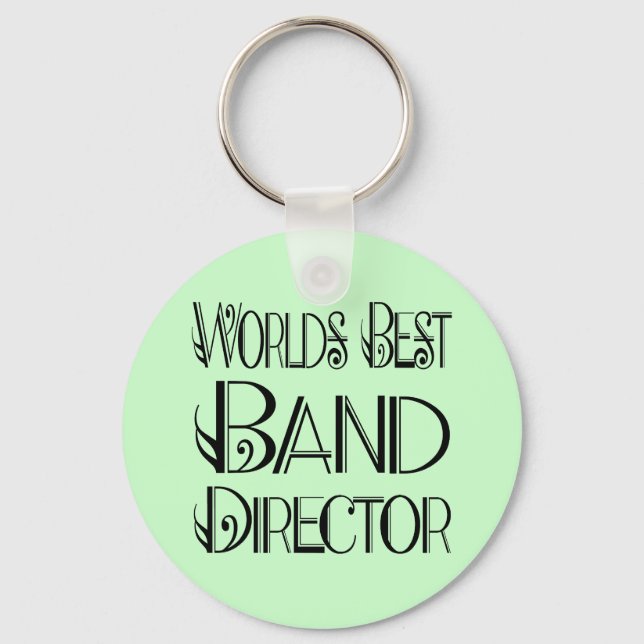 World's Best Band Director Keychain (Front)