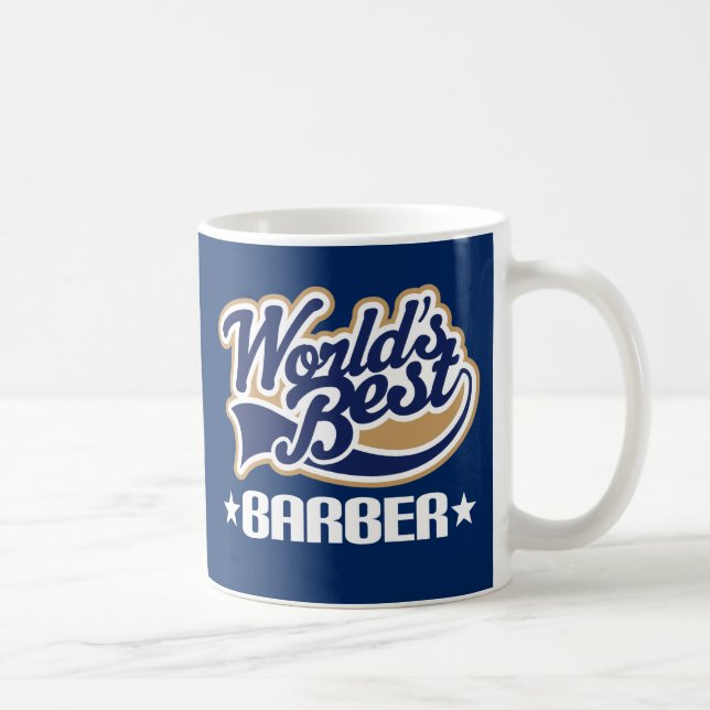 World's Best Barber Gift Idea Mug (Right)