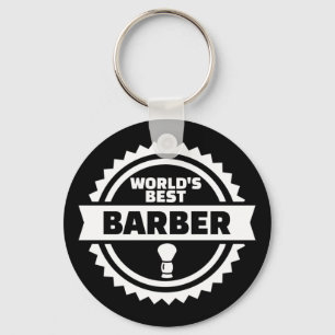 World's best Barber Key Ring