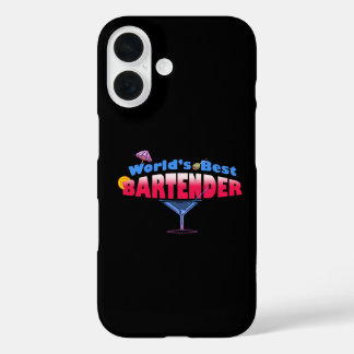 World's Best Bartender iPhone 16 Case