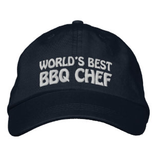 Worlds Best BBQ Chef Embroidered Hat