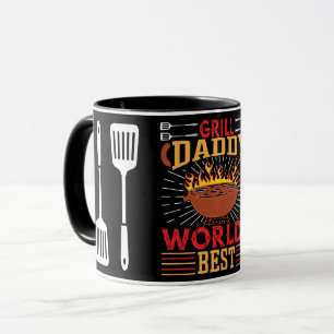 World's Best BBQ Grill Daddy /w Spatula Coffee Mug
