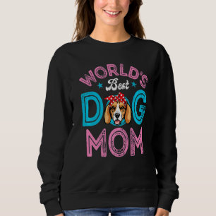 World's Best Beagle Dog Mum Funny Mother's Day   Sweatshirt